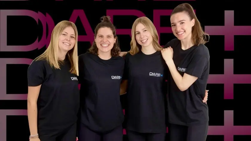 Angela Romei, Stefania Constantini e le sorelle Allegra e Lucrezia Grande