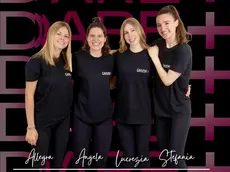 Angela Romei, Stefania Constantini e le sorelle Allegra e Lucrezia Grande