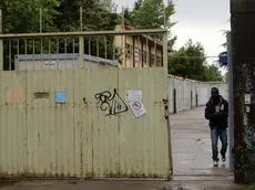 L’ingresso dell’ex caserma Zanusso