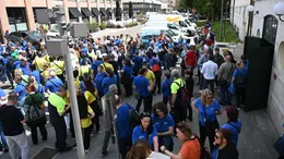 I lavoratori dell'Electrolux a Porcia (Petrussi)