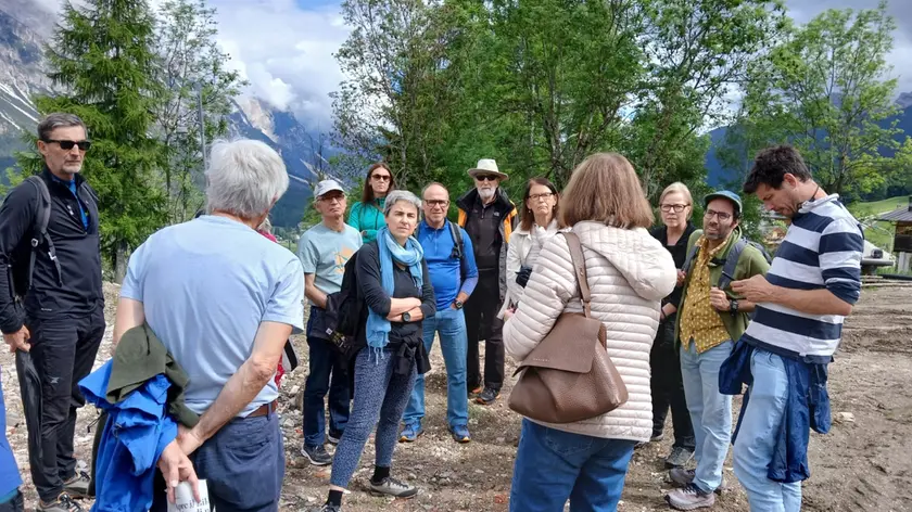 La delegazione di Mountain Wilderness a Cortina