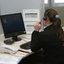 Un’operatrice di un call center di un Cup (foto d’archivio)