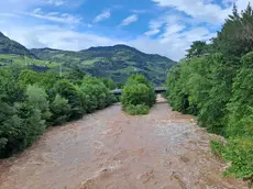 L'Adige durante una piena