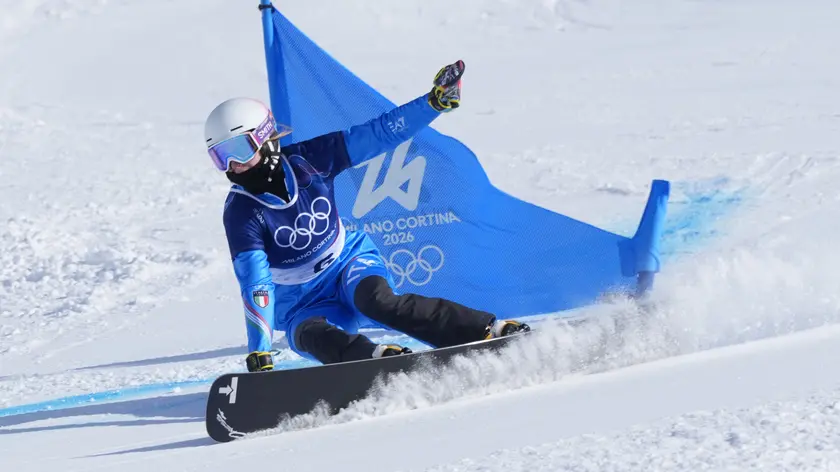 Elisa Caffont in azione a Milano Cortina 2026 (Penta Photo)