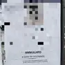 L'epigrafe con l'annullamento del funerale