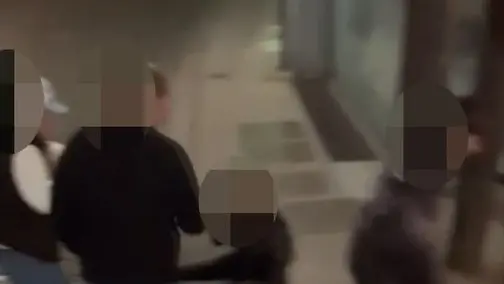Un fotogramma del video girato dai ragazzi
