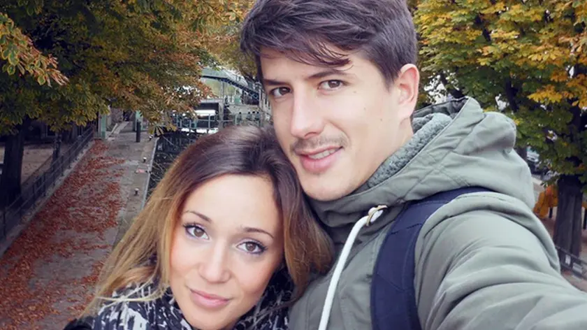 Una bella immagine di Marco Gottardi e Gloria Trevisan morti nel giugno 2017 a Londra