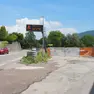 Il cantiere sulla statale 50 al Sagittario per la realizzazione del sottopasso della ciclabile Celarda - Busche