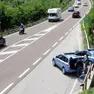 Posto di controllo della Polstrada a Longarone