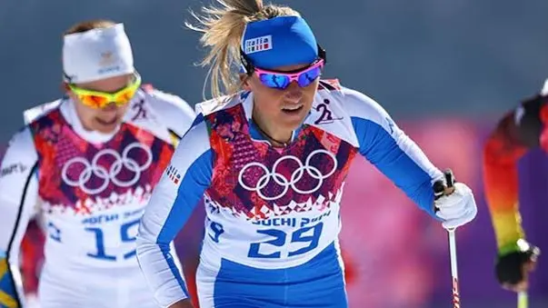 Marina Piller negli anni in cui era un’atleta della nazionale di sci