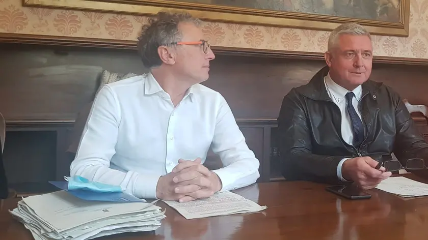 Il sindaco con l'assessore Dal Pont