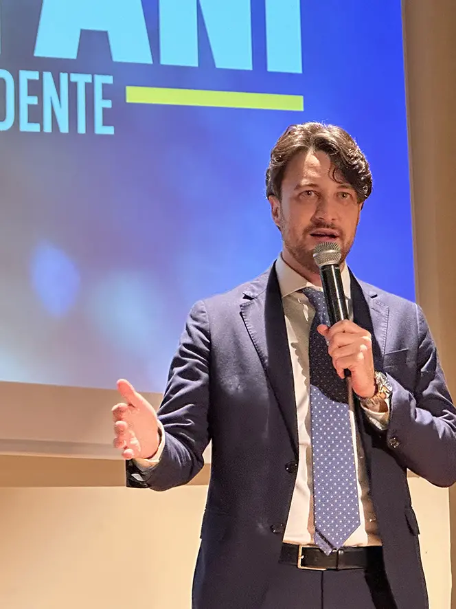 Il presidente della Regione Veneto Alberto Stefani