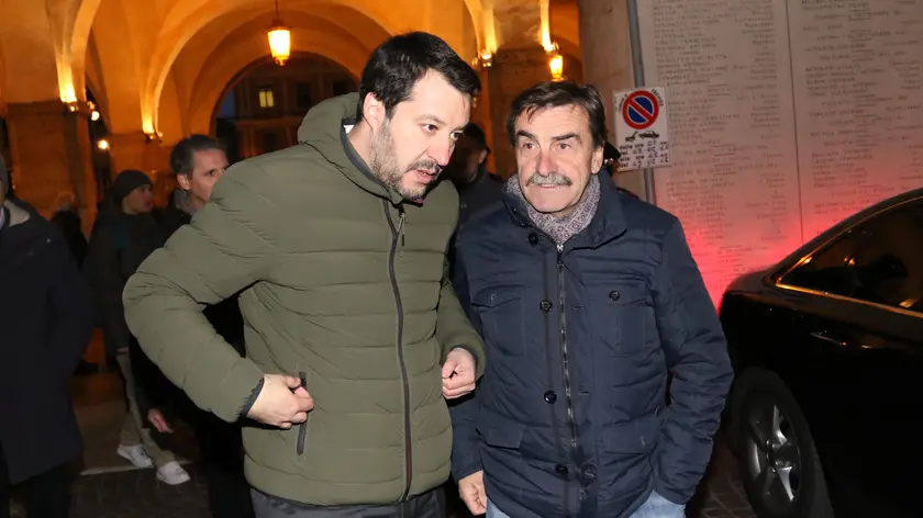 Matteo Salvini e Gianantonio Da Re