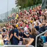 La tribuna dell’impianto del Boscherai