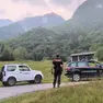 Carabinieri forestali e personale regionale durante le verifiche