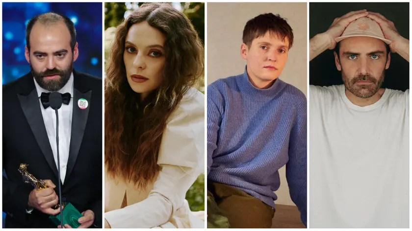 Da sinistra a destra: Francesco Sossai, Francesca Michielin, Giulia Scomazzon e Dutch Nazari