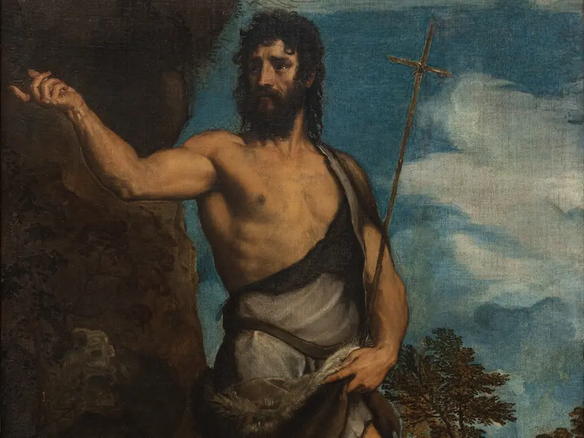 Tiziano Vecellio: San Giovanni Battista, 1540-42 circa, olio su tela, Gallerie dell'Accademia, Venezia