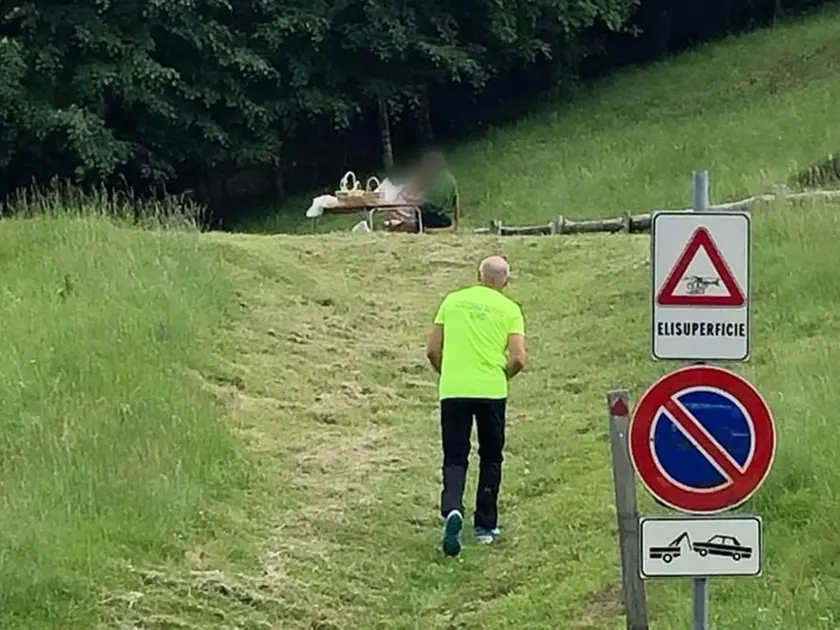 L'intervento del Soccorso Alpino