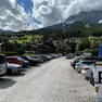 Uno dei parcheggi provvisori rinnovati