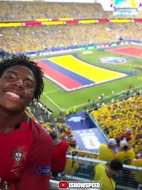 Darren Jason Watkins Jr., in arte IShowSpeed, qui durante Colombia-Portogallo