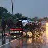 Nello scontro sono stati coinvolti anche due carabinieri