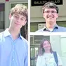 Alcuni degli studenti che hanno preso il massimo dei voti