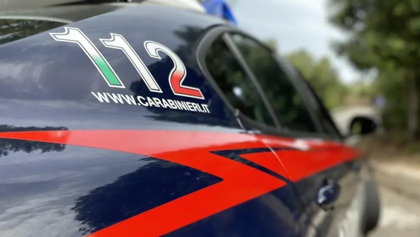 L'intervento dei carabinieri