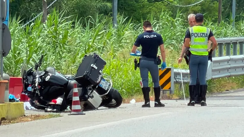 Il luogo della tragedia ( Foto Pòrcile )