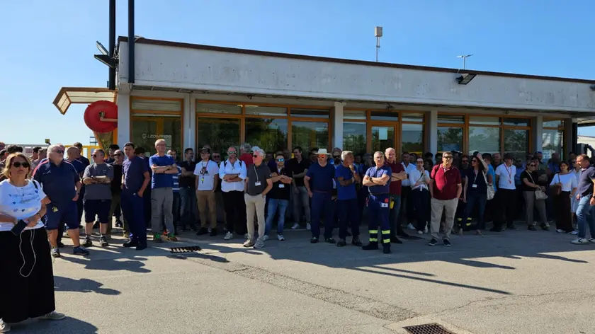 Una recente protesta dei lavoratori di Superjet