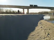 Il fiume Po al confine tra il Veneto e l’Emilia Romagna (Gruppo Facebook Fotografiamo il fiume Po)