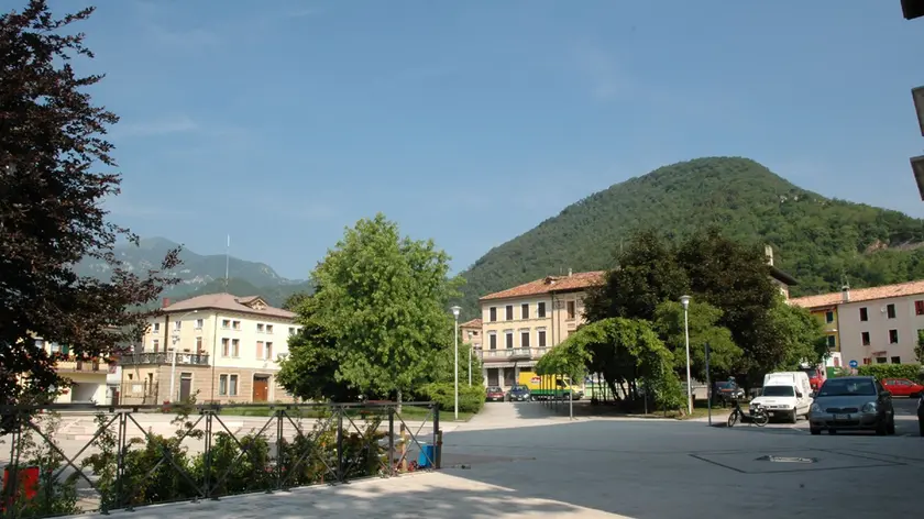 Piazza Marconi a Quero di Setteville, teatro del drammatico episodio