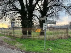 Il lotto di terreno tra via Zanardelli e via D'Azeglio (foto Bianchi)