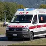 Un'ambulanza dell'Agordino