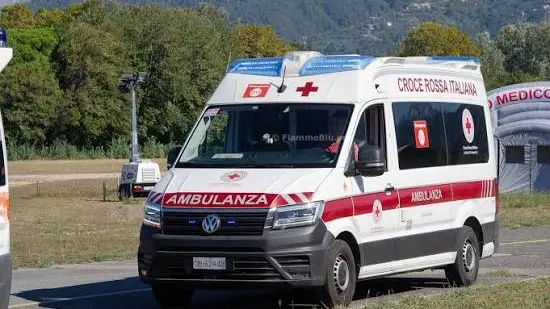 Un'ambulanza dell'Agordino
