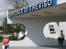 L'ingresso dell'ospedale di Treviso