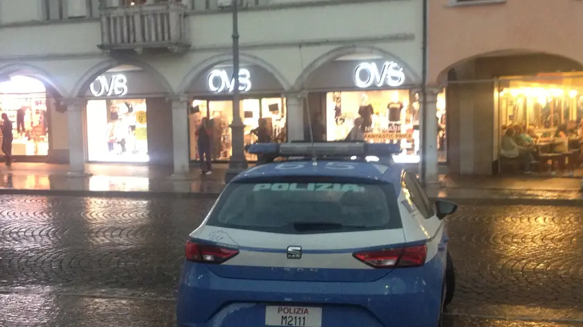 Rissa ai giardini pubblici a Belluno