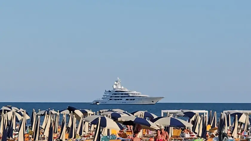 Lo yacht di Fertitta a Bibione