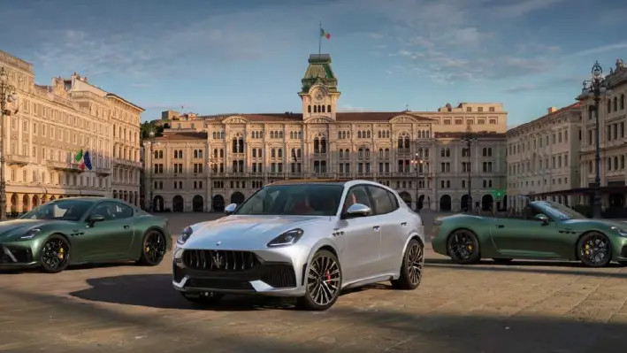 Alcuni scatti presentati da Maserati che vedono Trieste protagonista