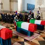 I funerali di Stato a Padova dei tre carabinieri deceduti nell'esplosione di Castel D'Azzano