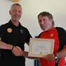 La premiazione di Enzo "Bubu" De Menech