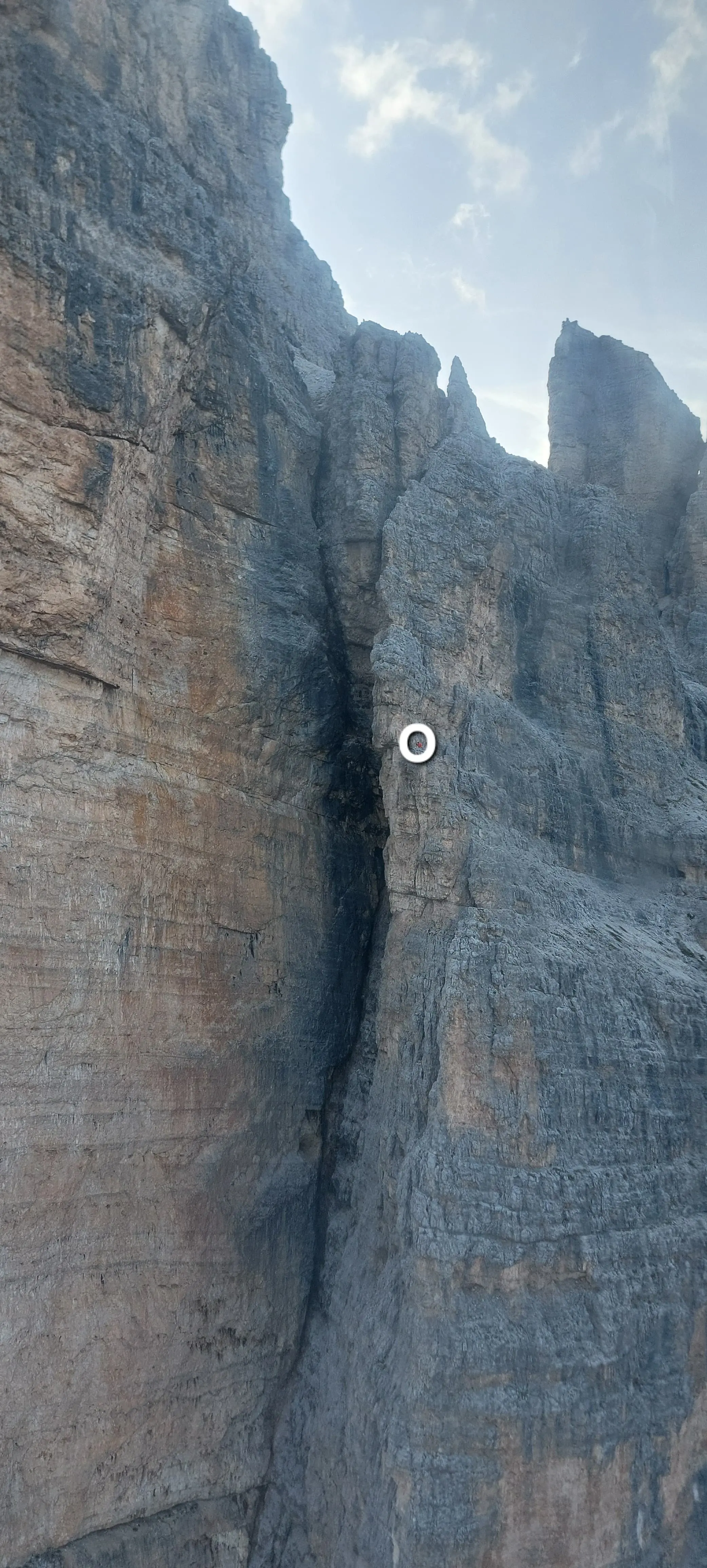 Le due alpiniste sulla Ferrata Eterna