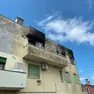 L'appartamento il giorno dopo l'incendio