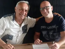 Il presidente Tiziano Sommacal con il tecnico Pierluigi Conzon
