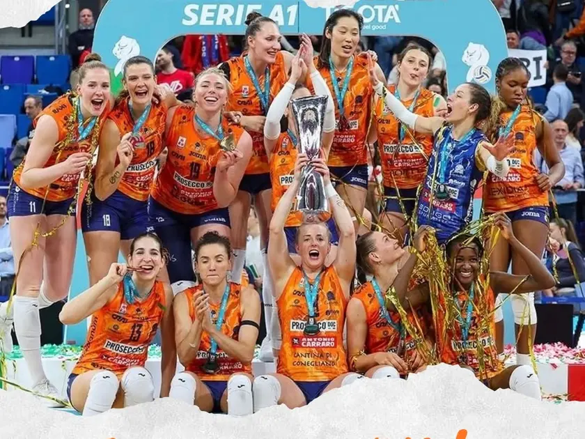 L'Imoco Conegliano campione d'Italia