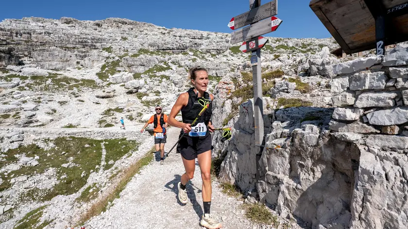 Francesca Di Sopra al Rifugio Pian di Cengia