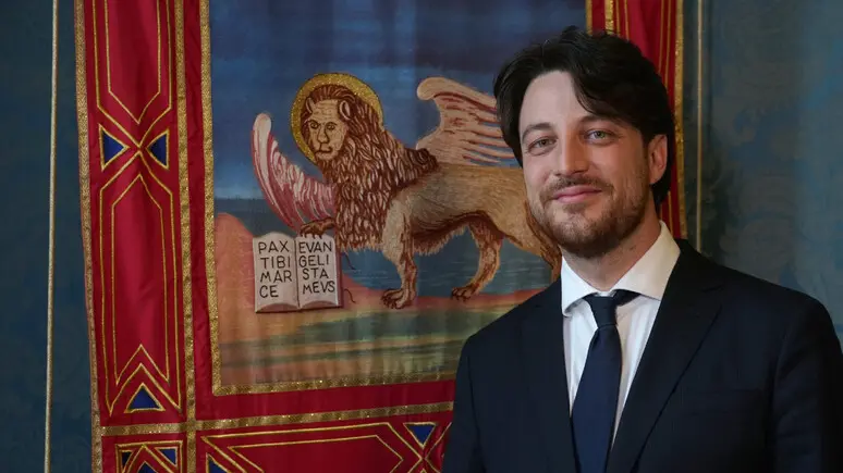 Il presidente del Veneto Alberto Stefani