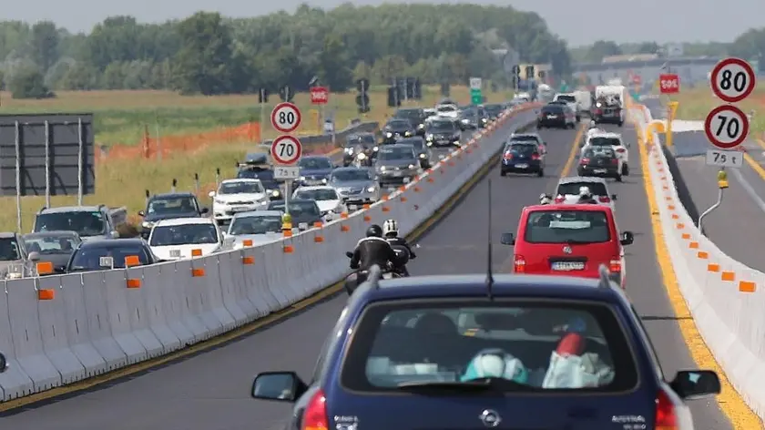 Traffico in autostrada
