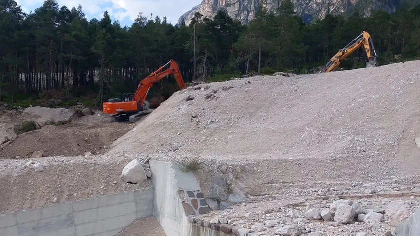 I detriti sotto il Marcora