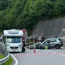 I mezzi coinvolti nell'incidente