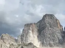 La frana sulla parete nord